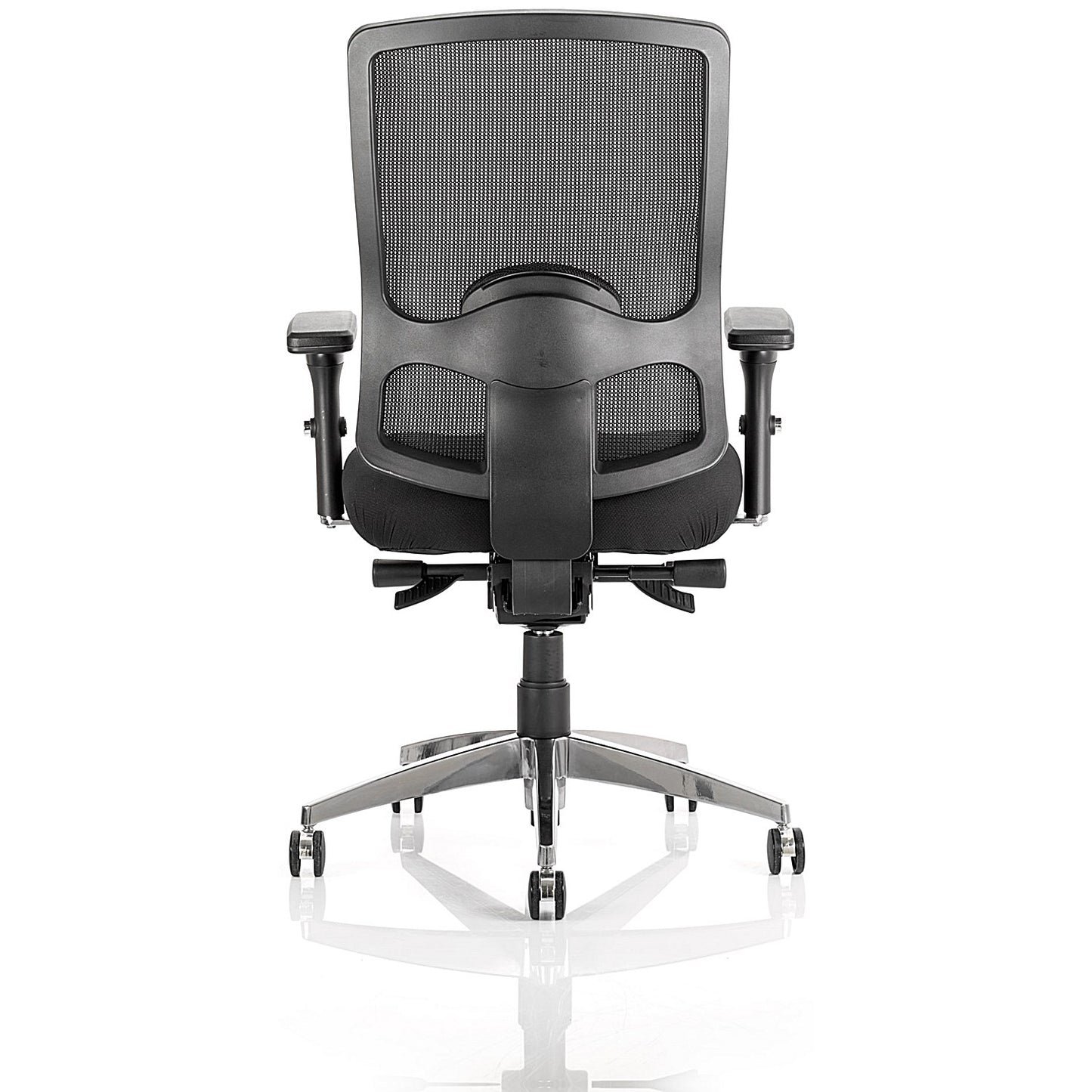 Regent Task Mesh Back Operator Chair, Height Adjustable Arms, Black