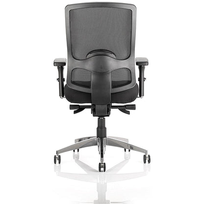 Regent Task Mesh Back Operator Chair, Height Adjustable Arms, Black