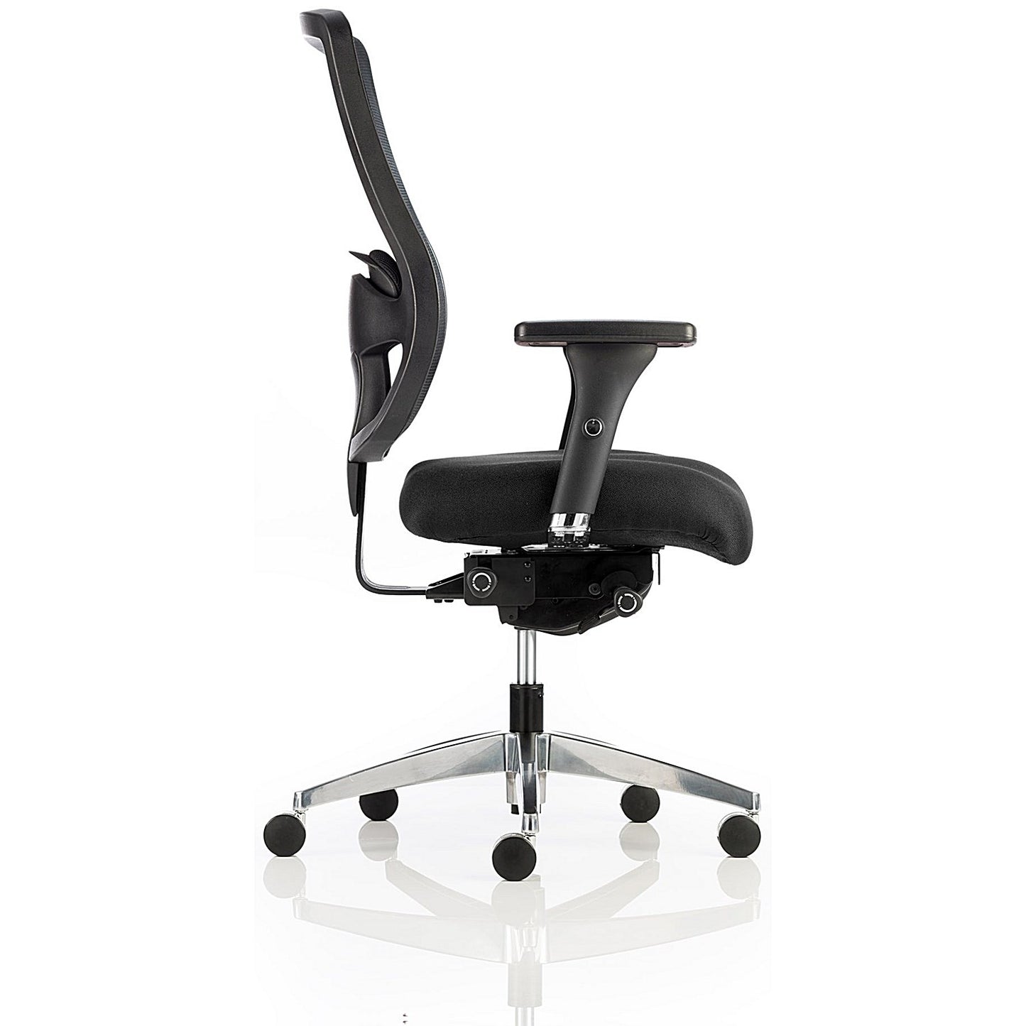 Regent Task Mesh Back Operator Chair, Height Adjustable Arms, Black