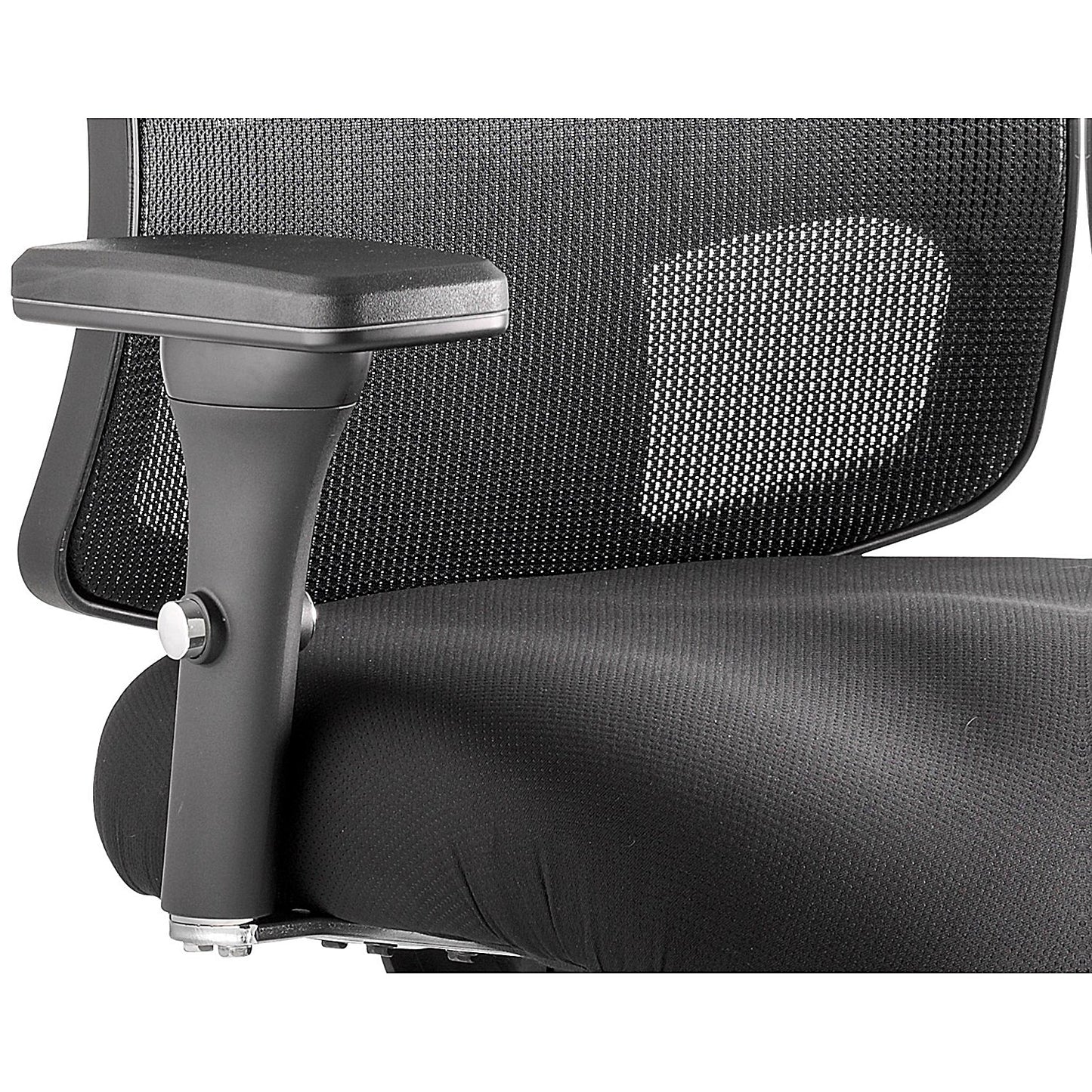 Regent Task Mesh Back Operator Chair, Height Adjustable Arms, Black
