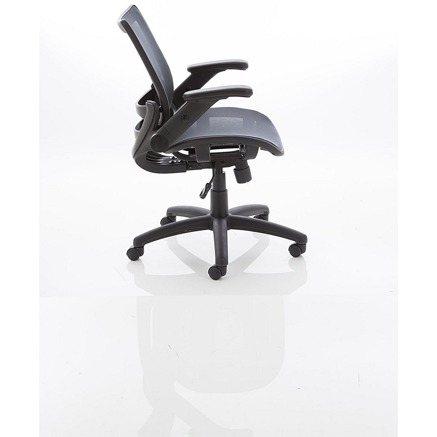 Fuller Mesh Operator Chair, Height Adjustable Arms, Black