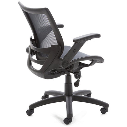 Fuller Mesh Operator Chair, Height Adjustable Arms, Black