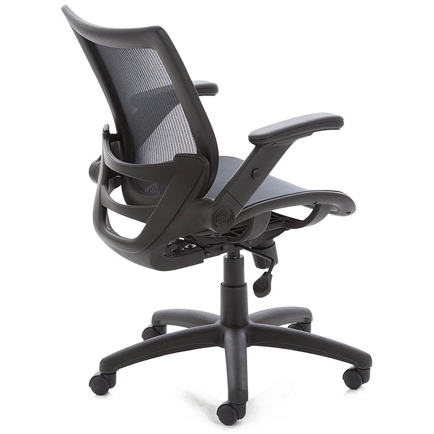 Fuller Mesh Operator Chair, Height Adjustable Arms, Black