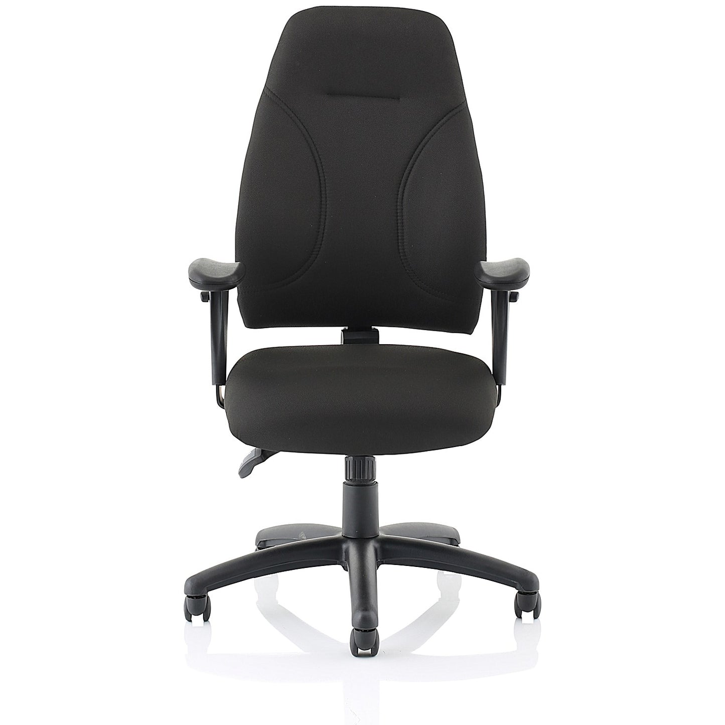 Esme Posture High Back Chair, Height Adjustable Arms, Black