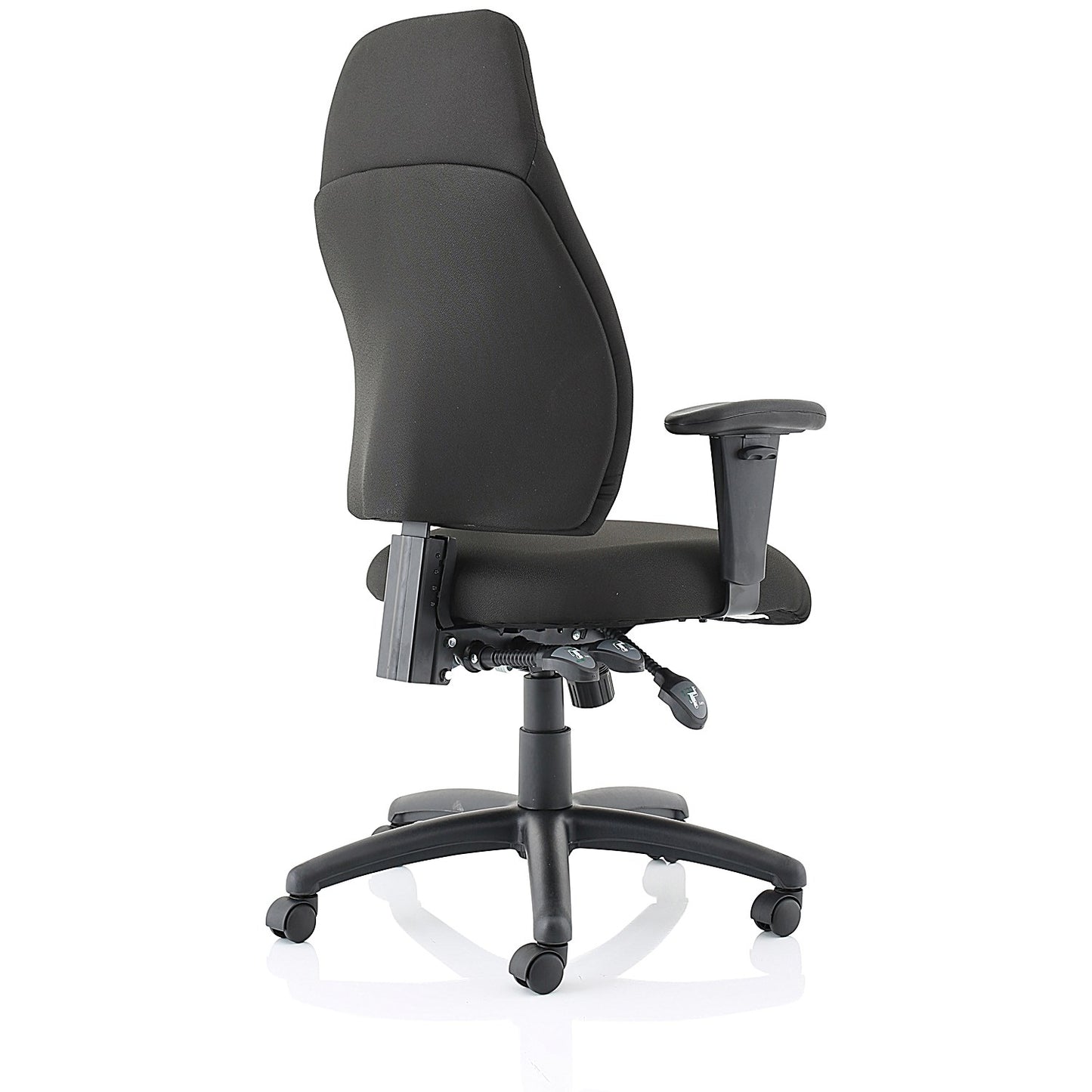 Esme Posture High Back Chair, Height Adjustable Arms, Black