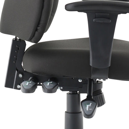 Esme Posture High Back Chair, Height Adjustable Arms, Black