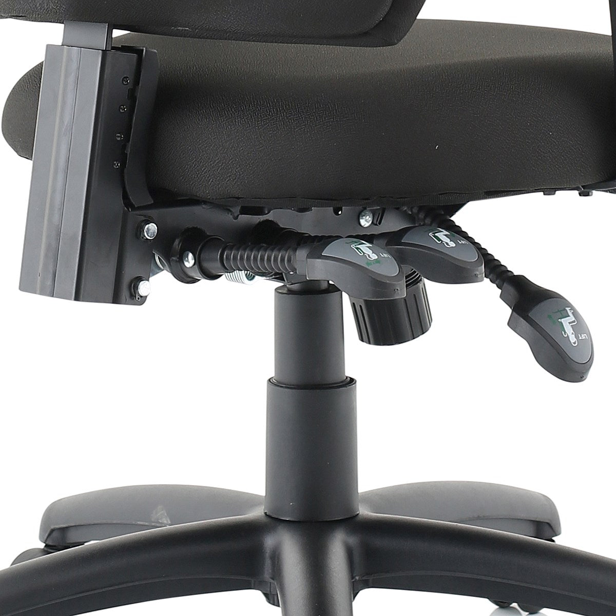 Esme Posture High Back Chair, Height Adjustable Arms, Black