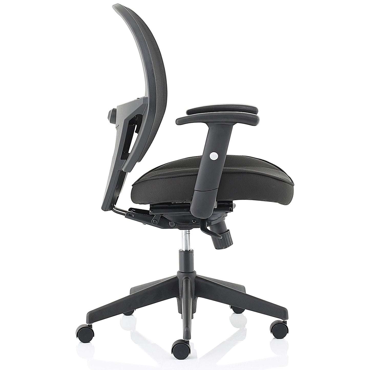 Amaze Mesh Chair, Height Adjustable Arms, Black