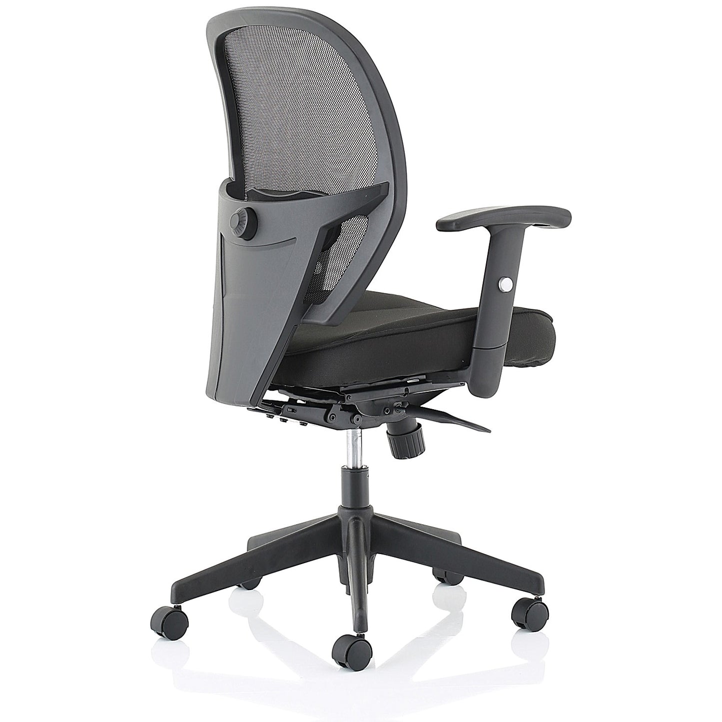 Amaze Mesh Chair, Height Adjustable Arms, Black