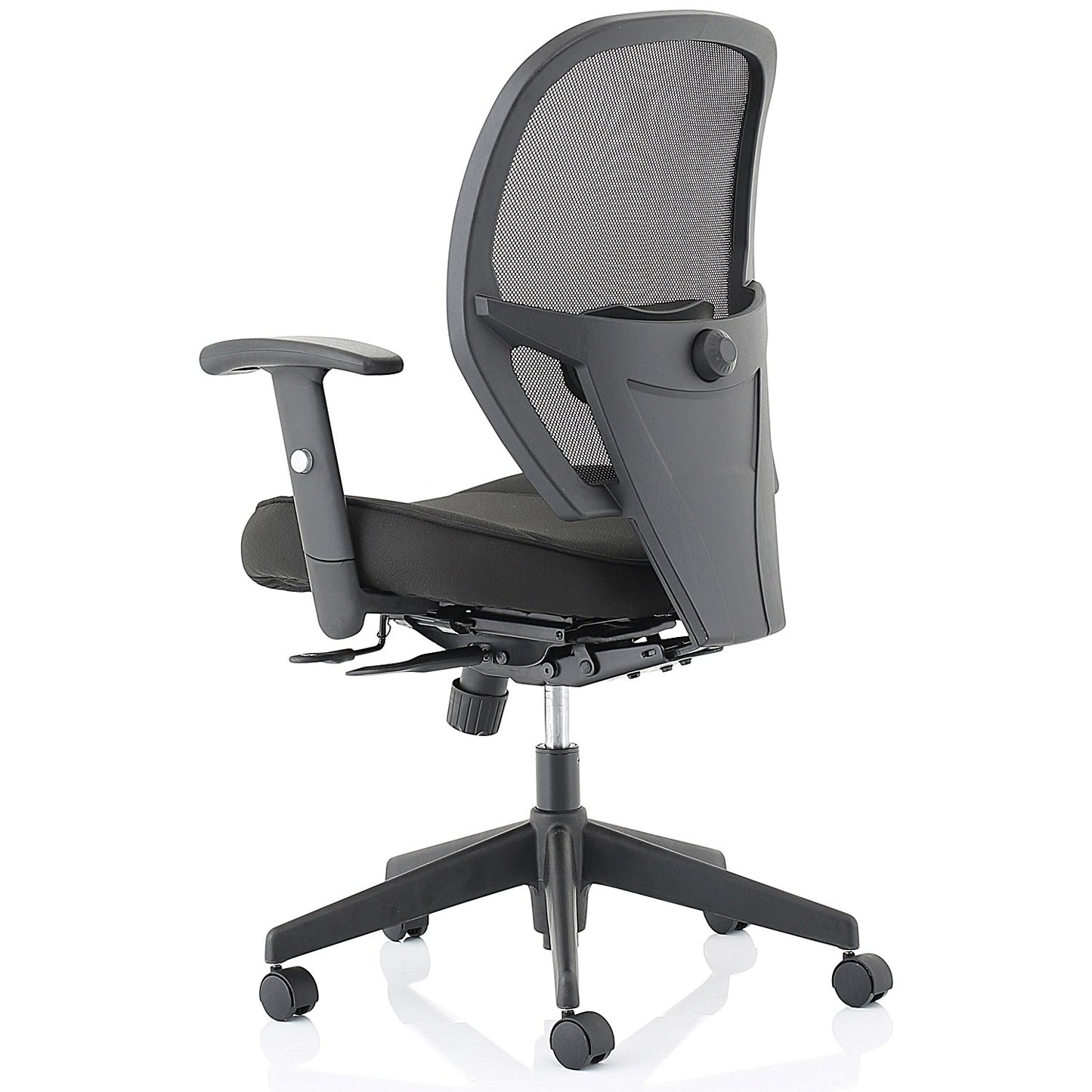 Amaze Mesh Chair, Height Adjustable Arms, Black