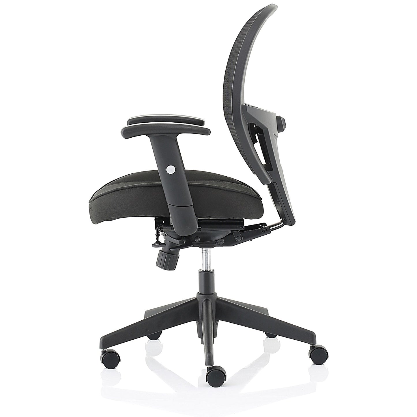 Amaze Mesh Chair, Height Adjustable Arms, Black
