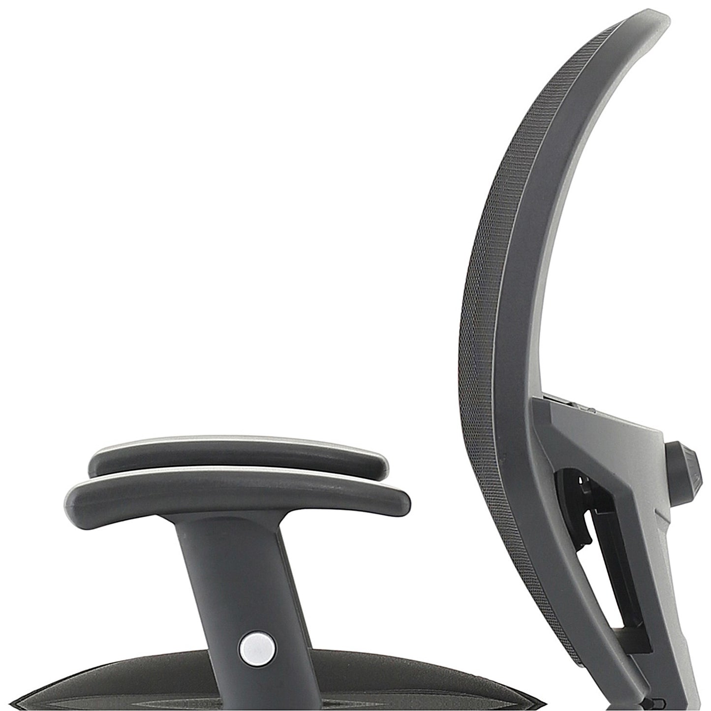 Amaze Mesh Chair, Height Adjustable Arms, Black