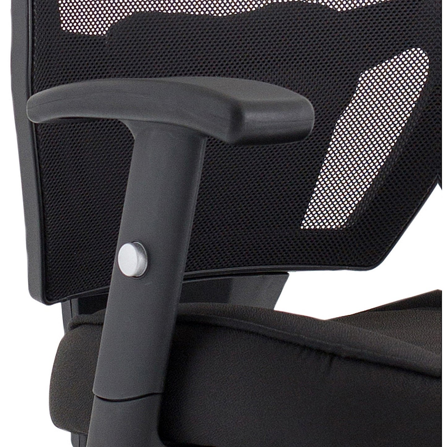 Amaze Mesh Chair, Height Adjustable Arms, Black