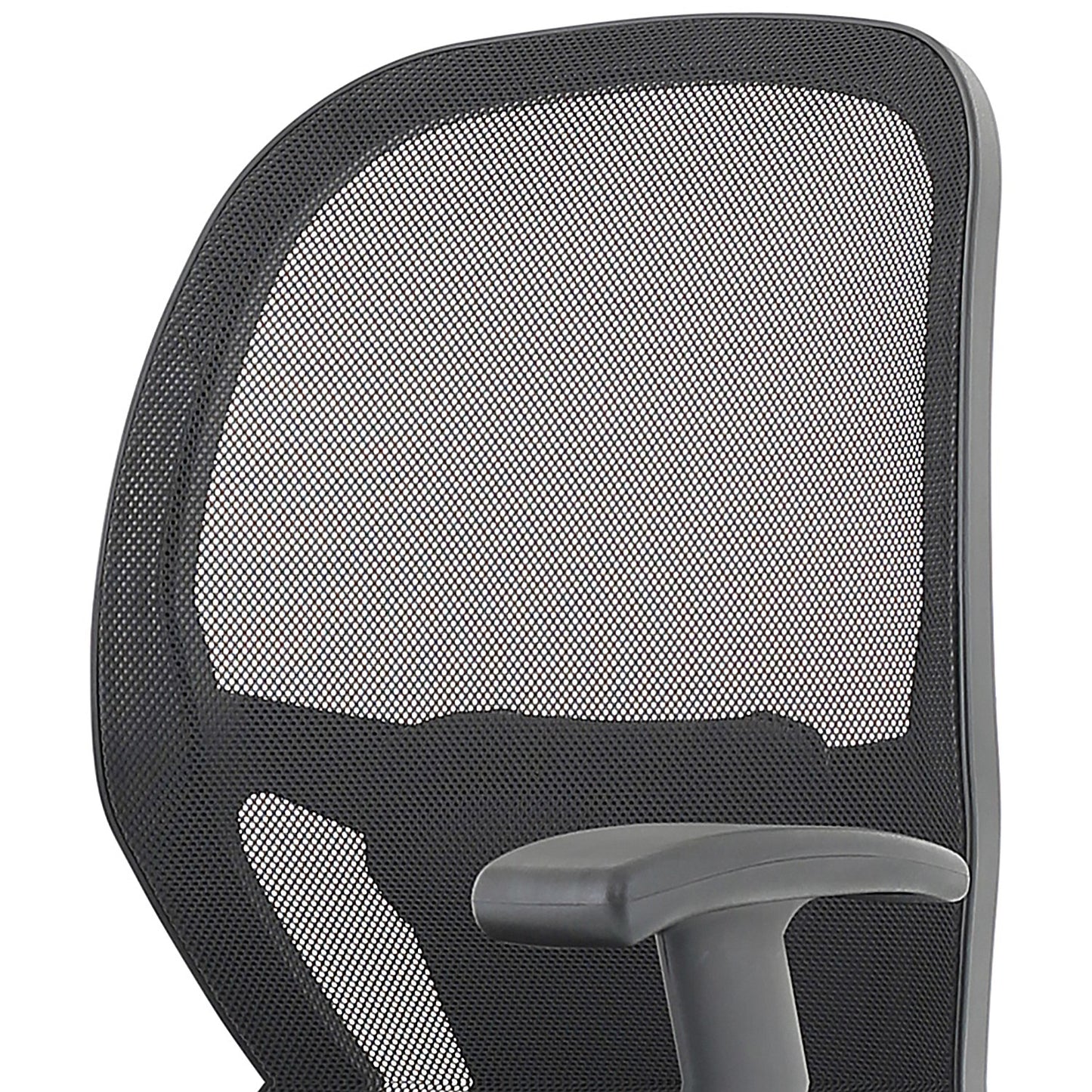 Amaze Mesh Chair, Height Adjustable Arms, Black