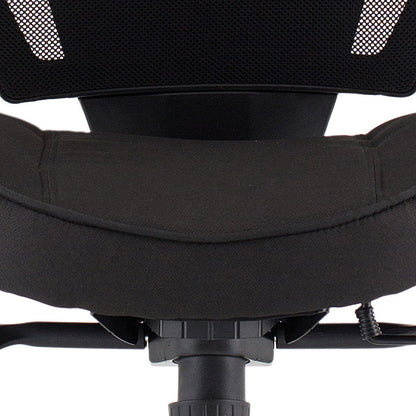 Amaze Mesh Chair, Height Adjustable Arms, Black