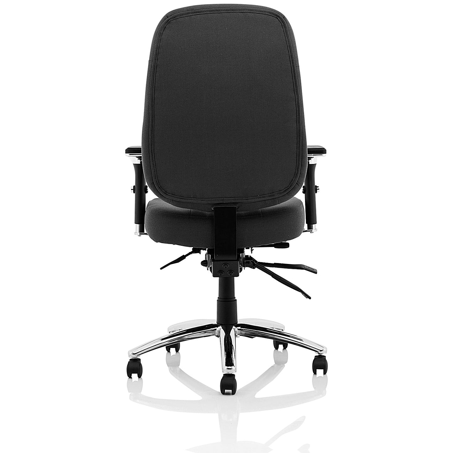 Barcelona Operator Chair, Height Adjustable Arms, Black