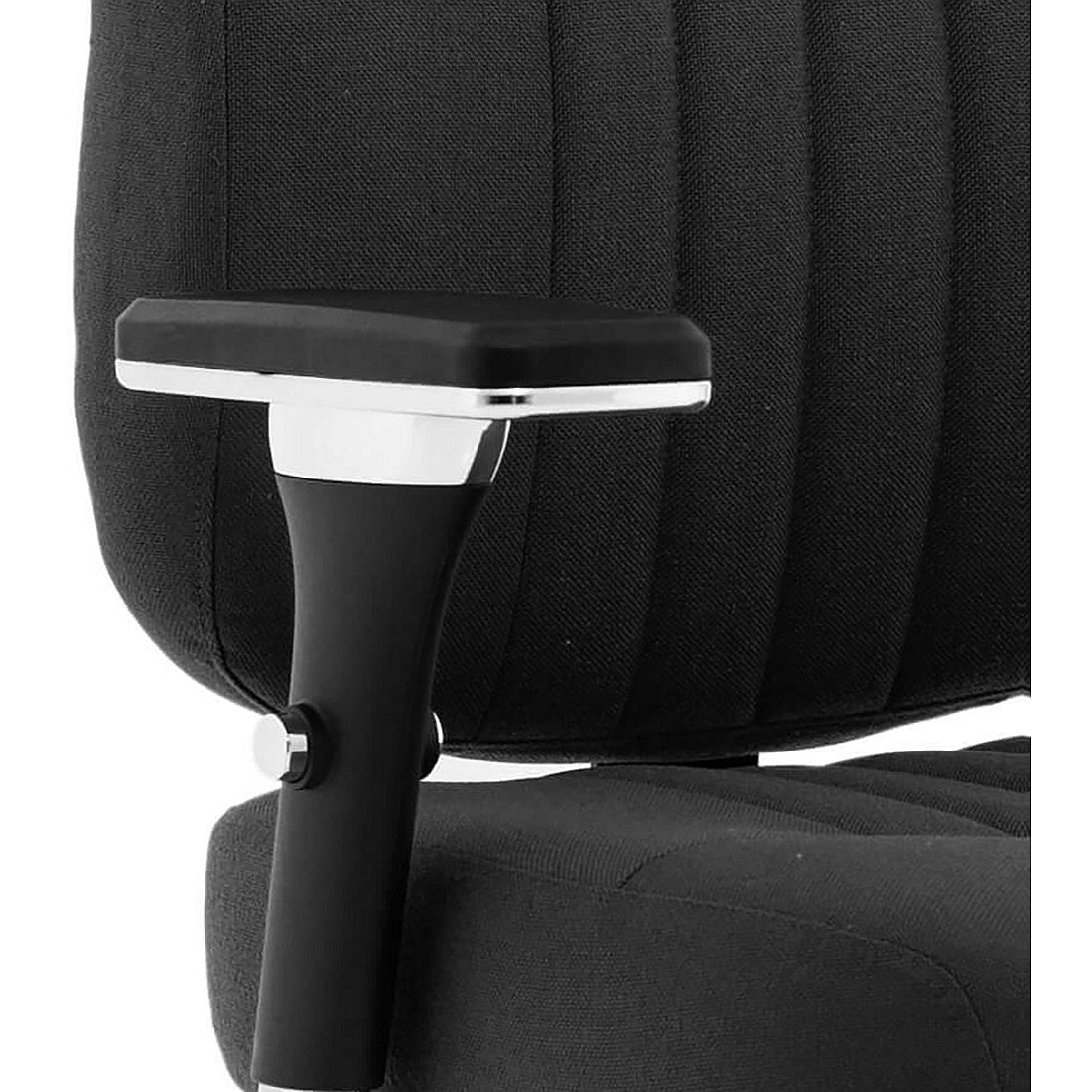Barcelona Operator Chair, Height Adjustable Arms, Black
