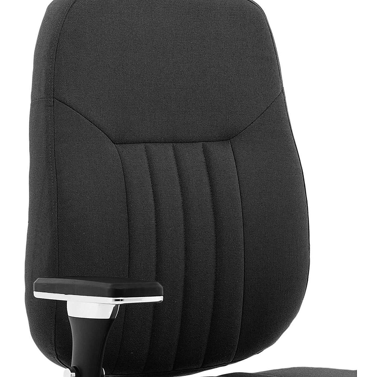 Barcelona Operator Chair, Height Adjustable Arms, Black