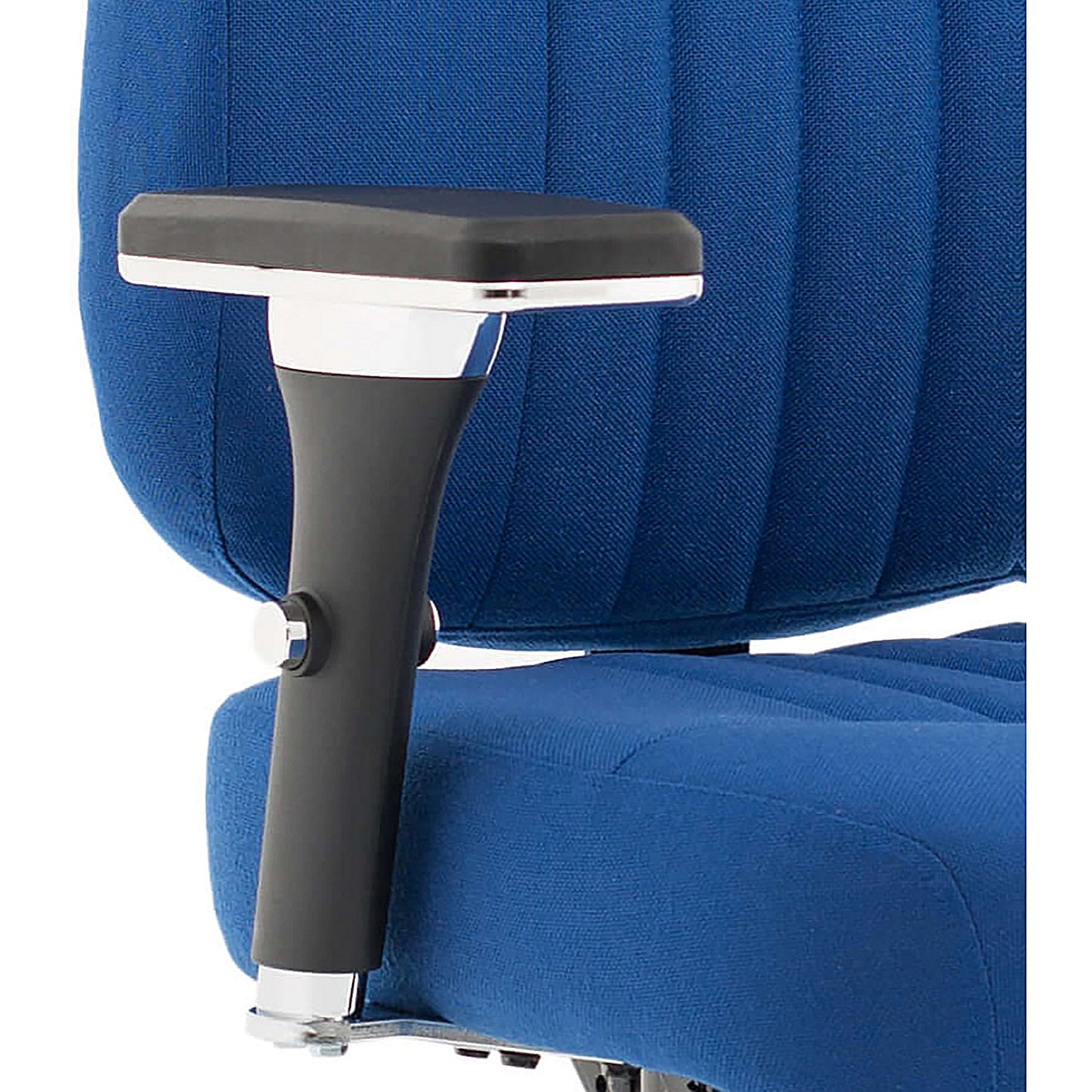 Barcelona Operator Chair, Height Adjustable Arms, Blue