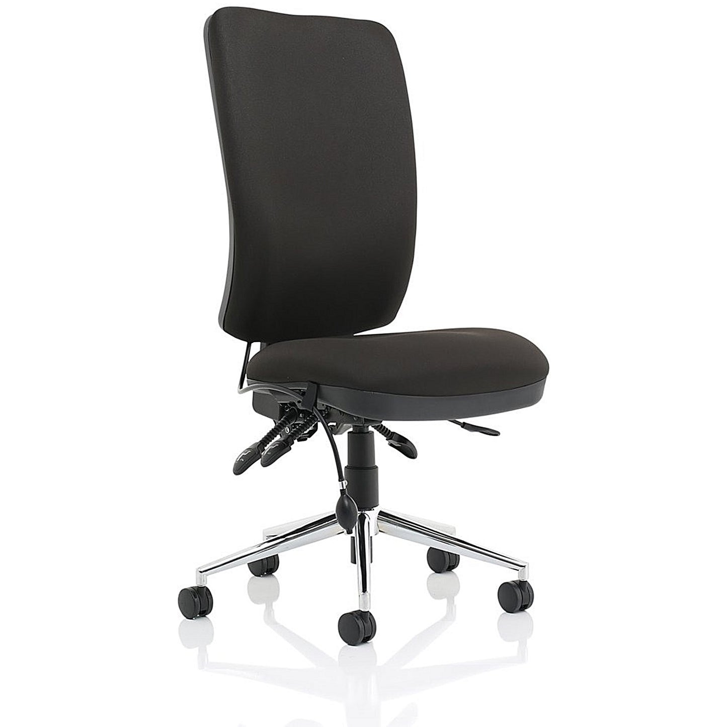 High Back Chiro Operator Chair, Black
