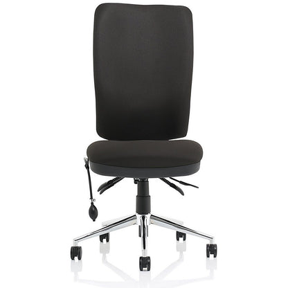 High Back Chiro Operator Chair, Black