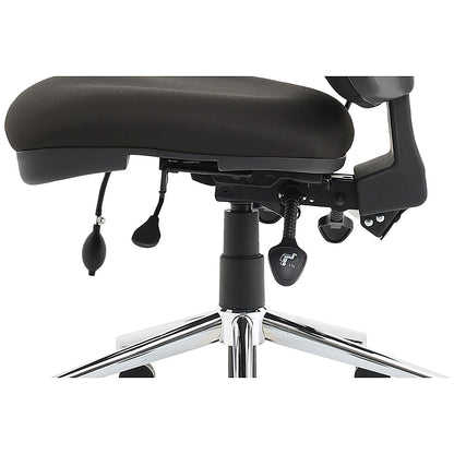 High Back Chiro Operator Chair, Black