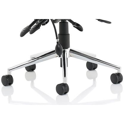 High Back Chiro Operator Chair, Black