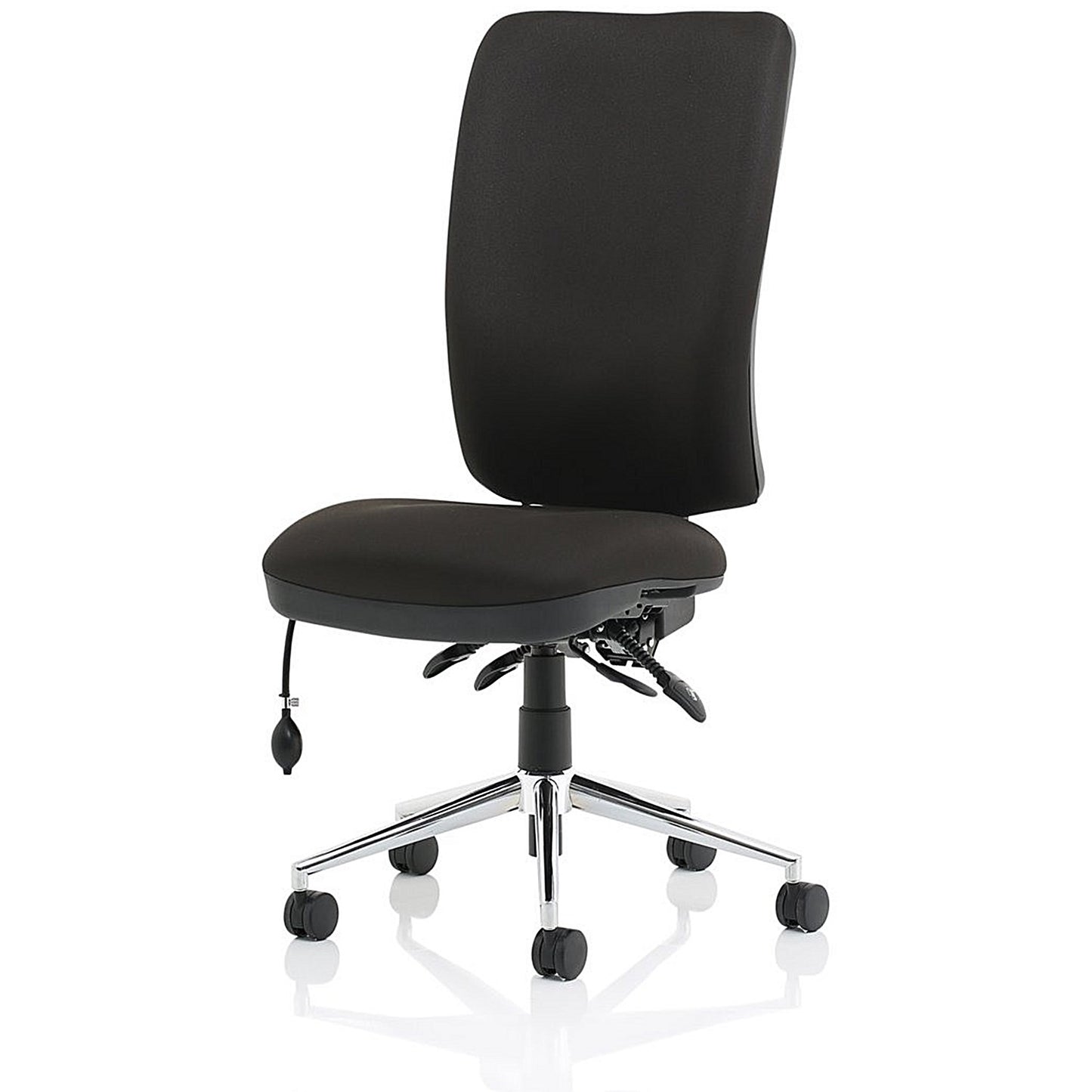 High Back Chiro Operator Chair, Black