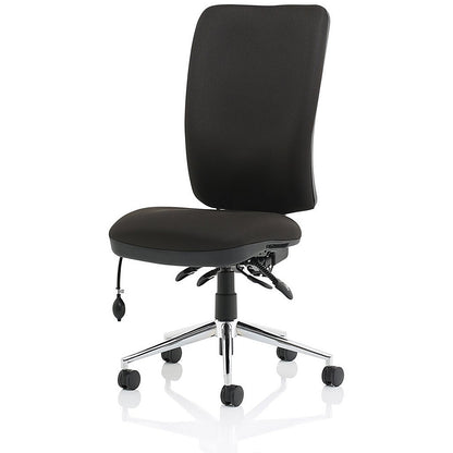High Back Chiro Operator Chair, Black