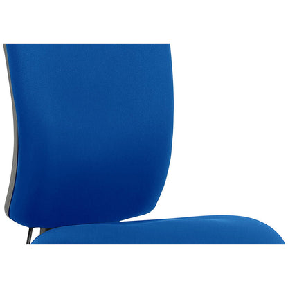 High Back Chiro Operator Chair, Blue