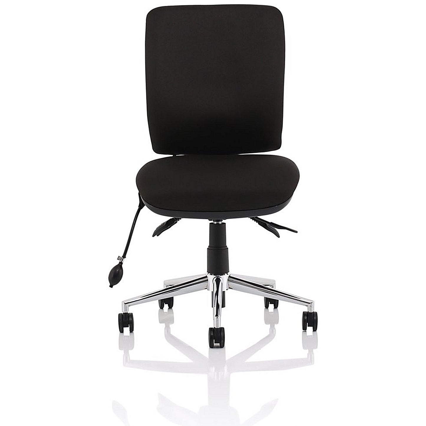 Medium Back Chiro Operator Chair, Black