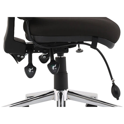 Medium Back Chiro Operator Chair, Black