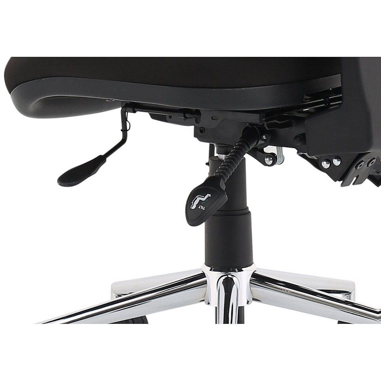 Medium Back Chiro Operator Chair, Black