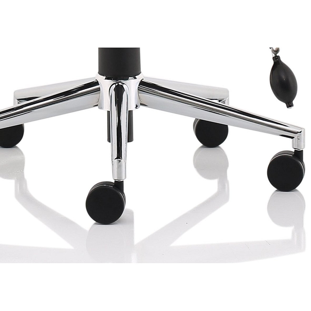 Medium Back Chiro Operator Chair, Black