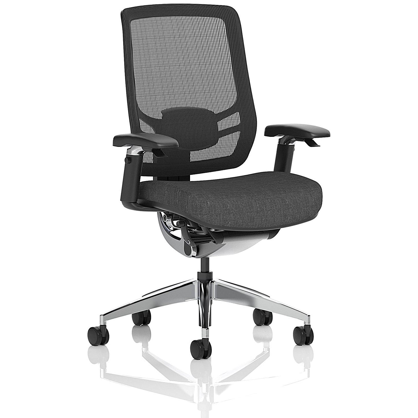 Ergo Click Mesh Back Operator Chair, Height Adjustable Arms, Black