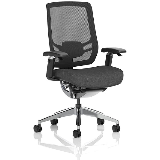 Ergo Click Mesh Back Operator Chair, Height Adjustable Arms, Black