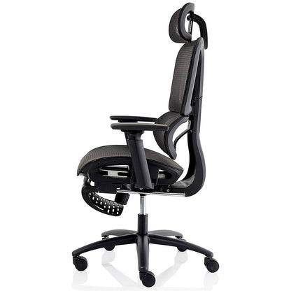 Horizon Executive Mesh Back Chair, Headrest, Height Adjustable Arms, Black