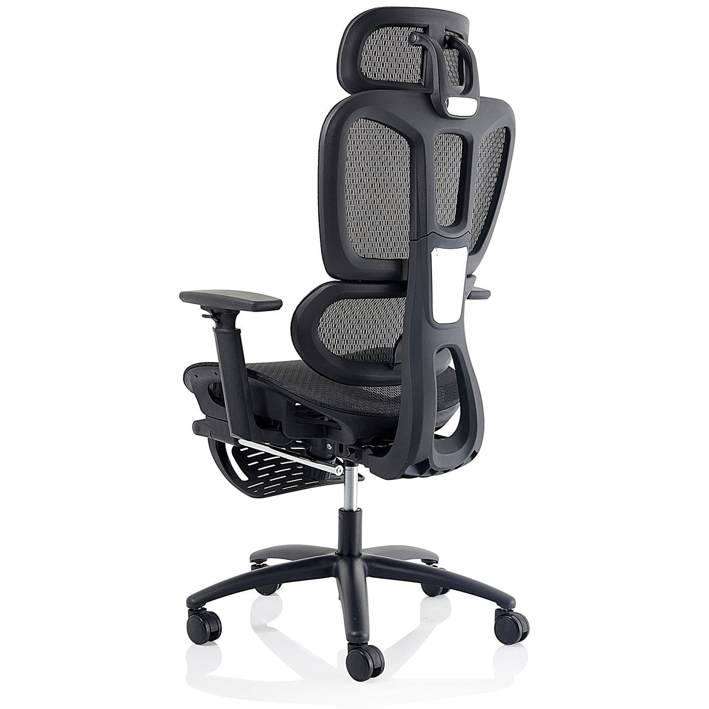 Horizon Executive Mesh Back Chair, Headrest, Height Adjustable Arms, Black