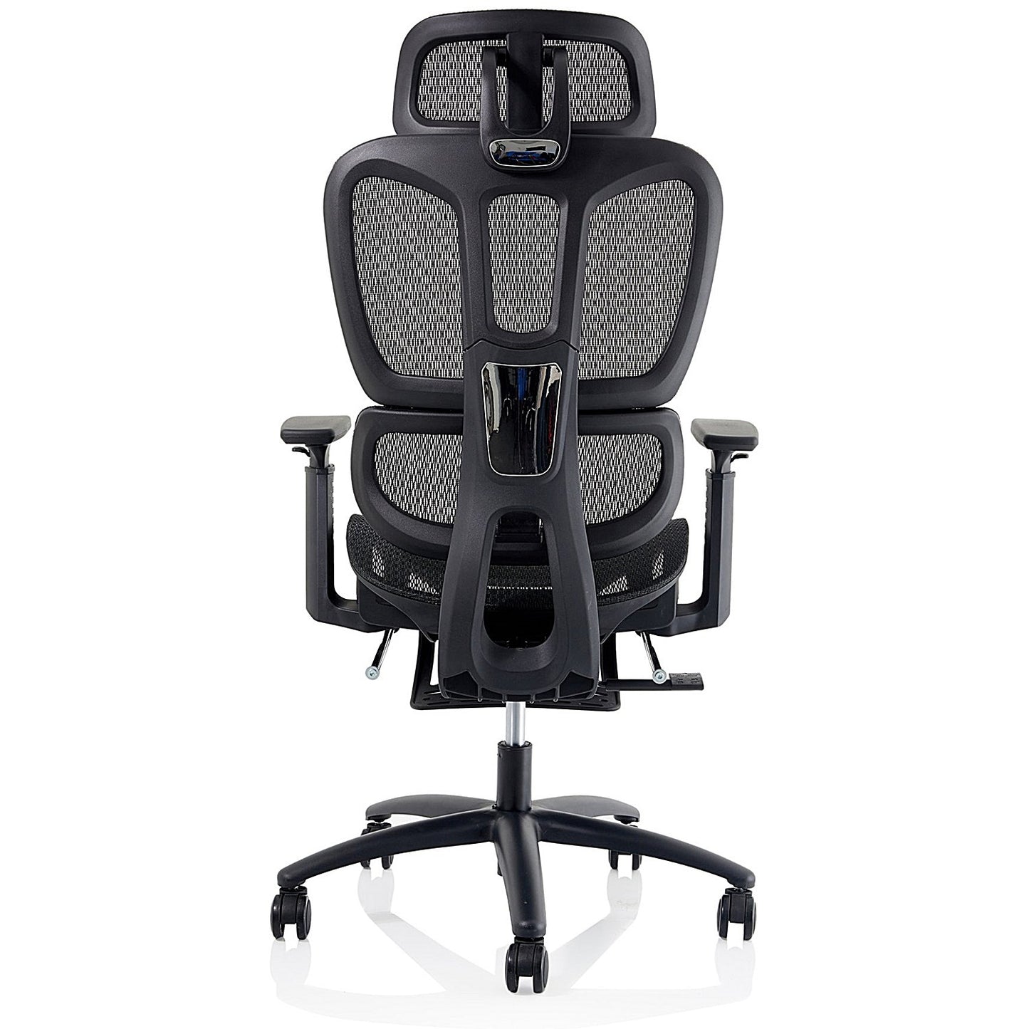 Horizon Executive Mesh Back Chair, Headrest, Height Adjustable Arms, Black