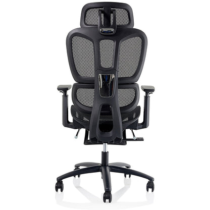 Horizon Executive Mesh Back Chair, Headrest, Height Adjustable Arms, Black