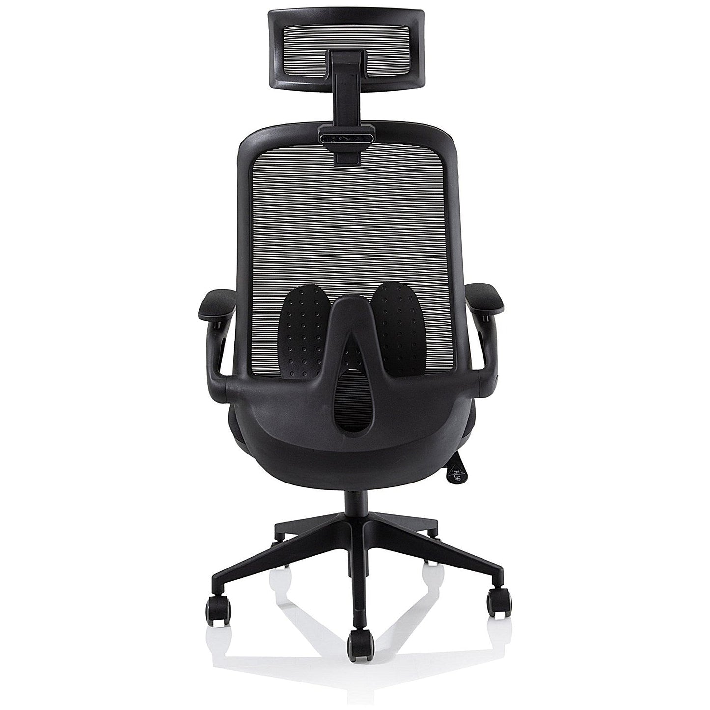 Sigma Executive Mesh Back Chair, Headrest, Folding Arms, Black Easy2Order : OP000320