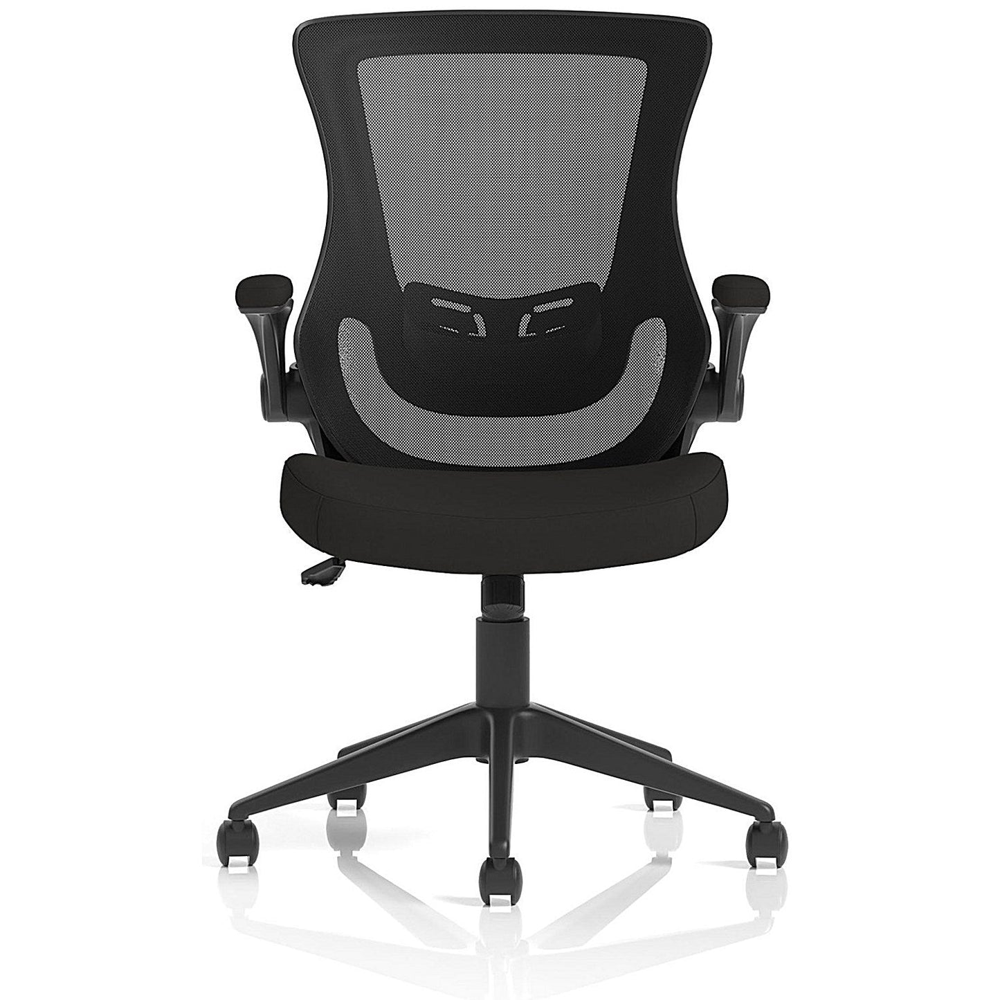 Orbit Mesh Back Operator Chair, Folding Arms, Black