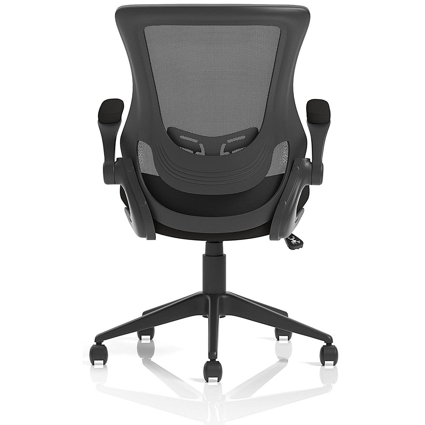 Orbit Mesh Back Operator Chair, Folding Arms, Black Easy2Order : OP000326