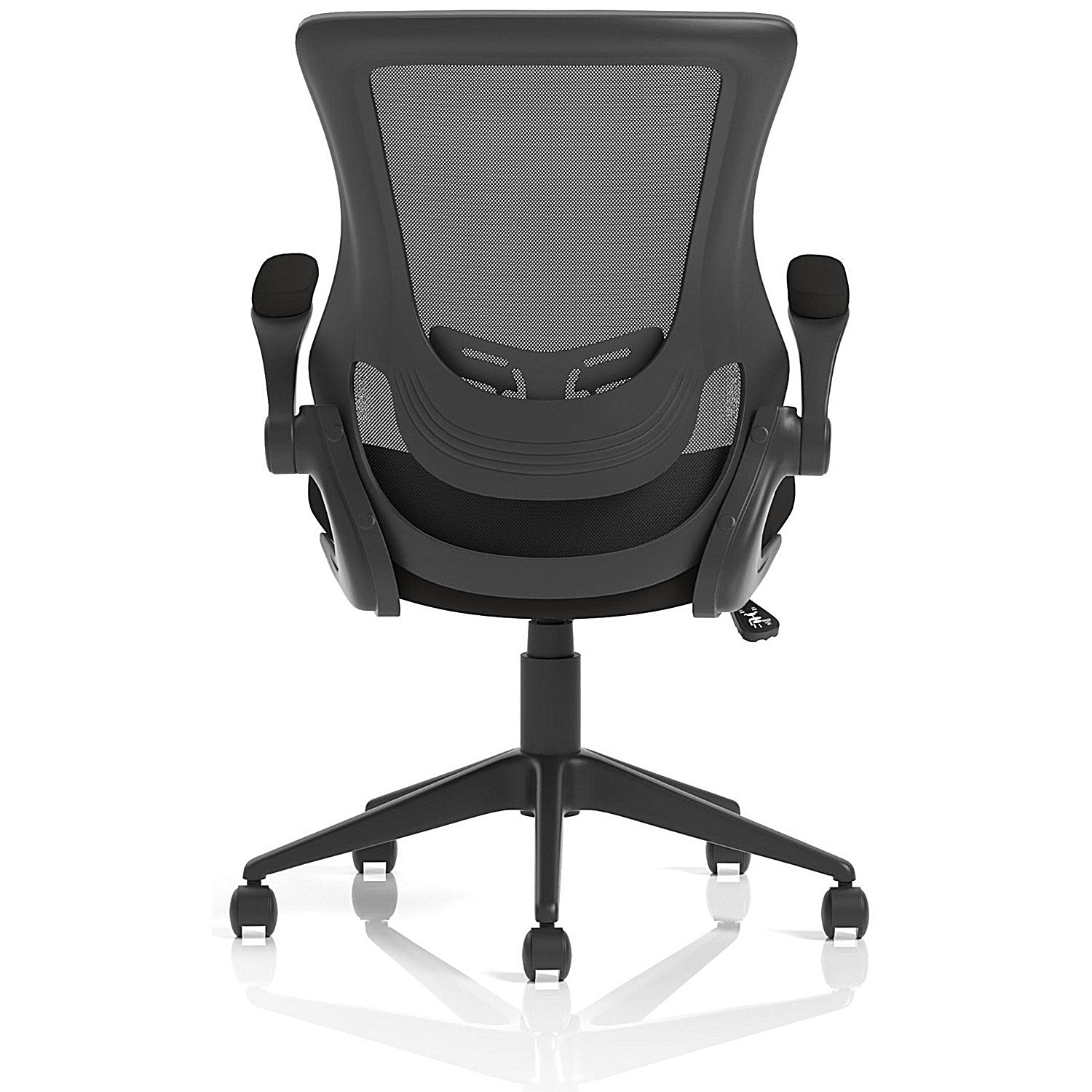 Orbit Mesh Back Operator Chair, Folding Arms, Black Easy2Order : OP000326