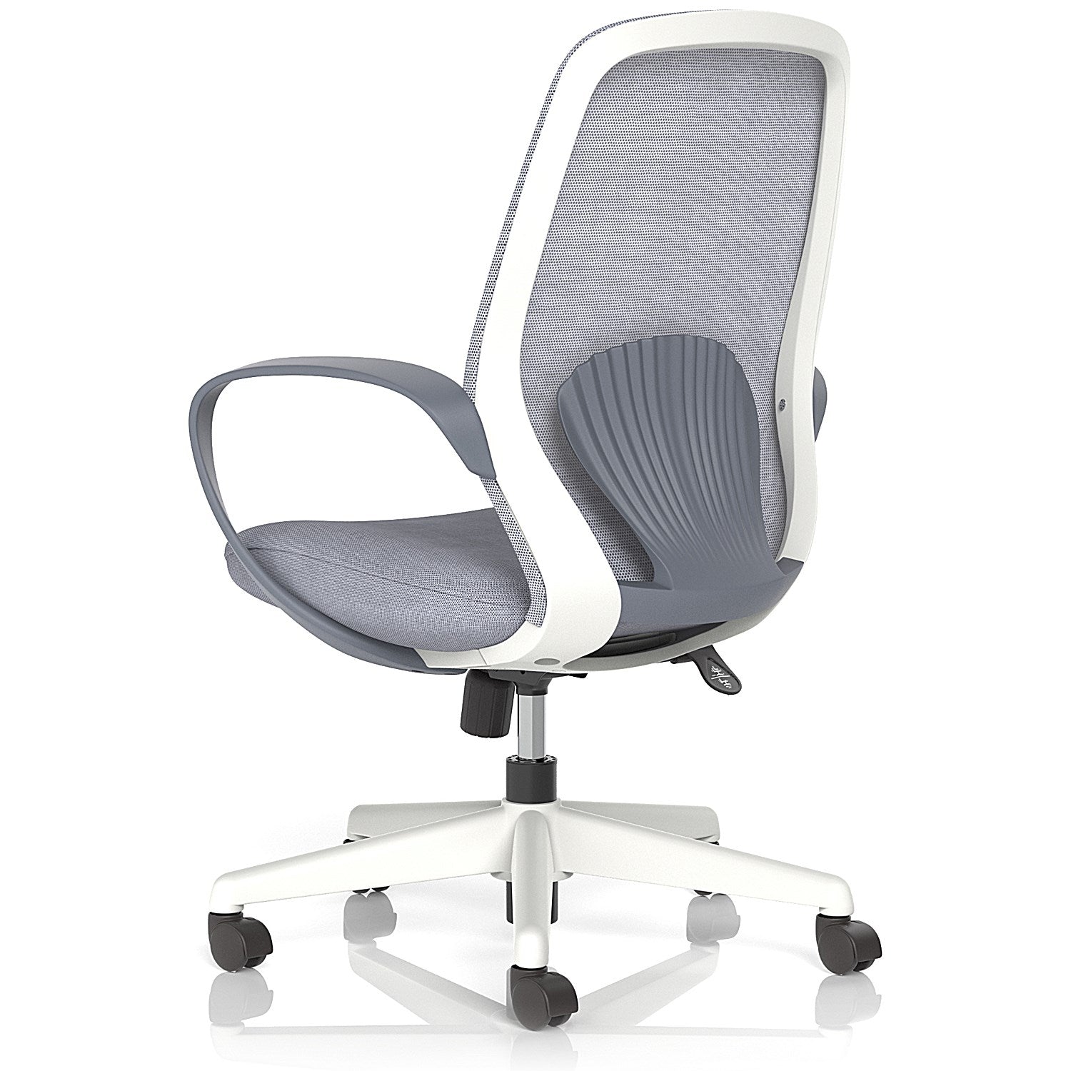 Ariel Mesh Task Operator Chair, Fixed Height Arms, Grey Easy2Order : OP000358