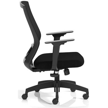 Ventra Mesh Back Task Operator Chair, Height Adjustable Arms, Black