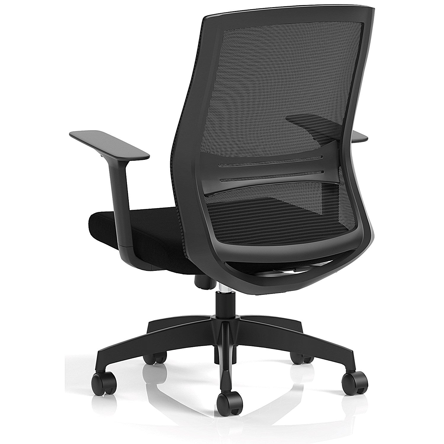 Ventra Mesh Back Task Operator Chair, Height Adjustable Arms, Black Easy2Order : OP000366