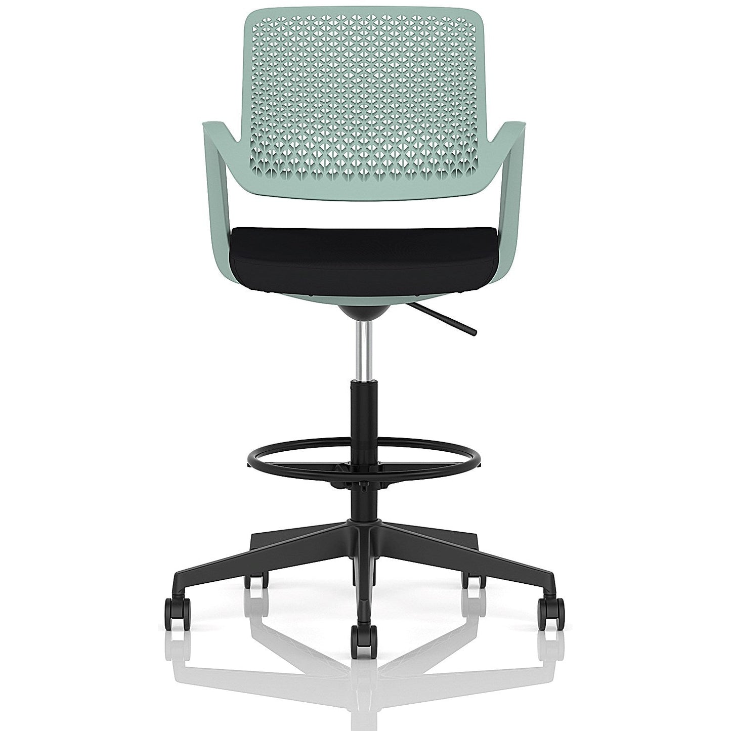 Cosmo Hi Rise Chair Green Frame Black Seat Easy2Order : OP000372