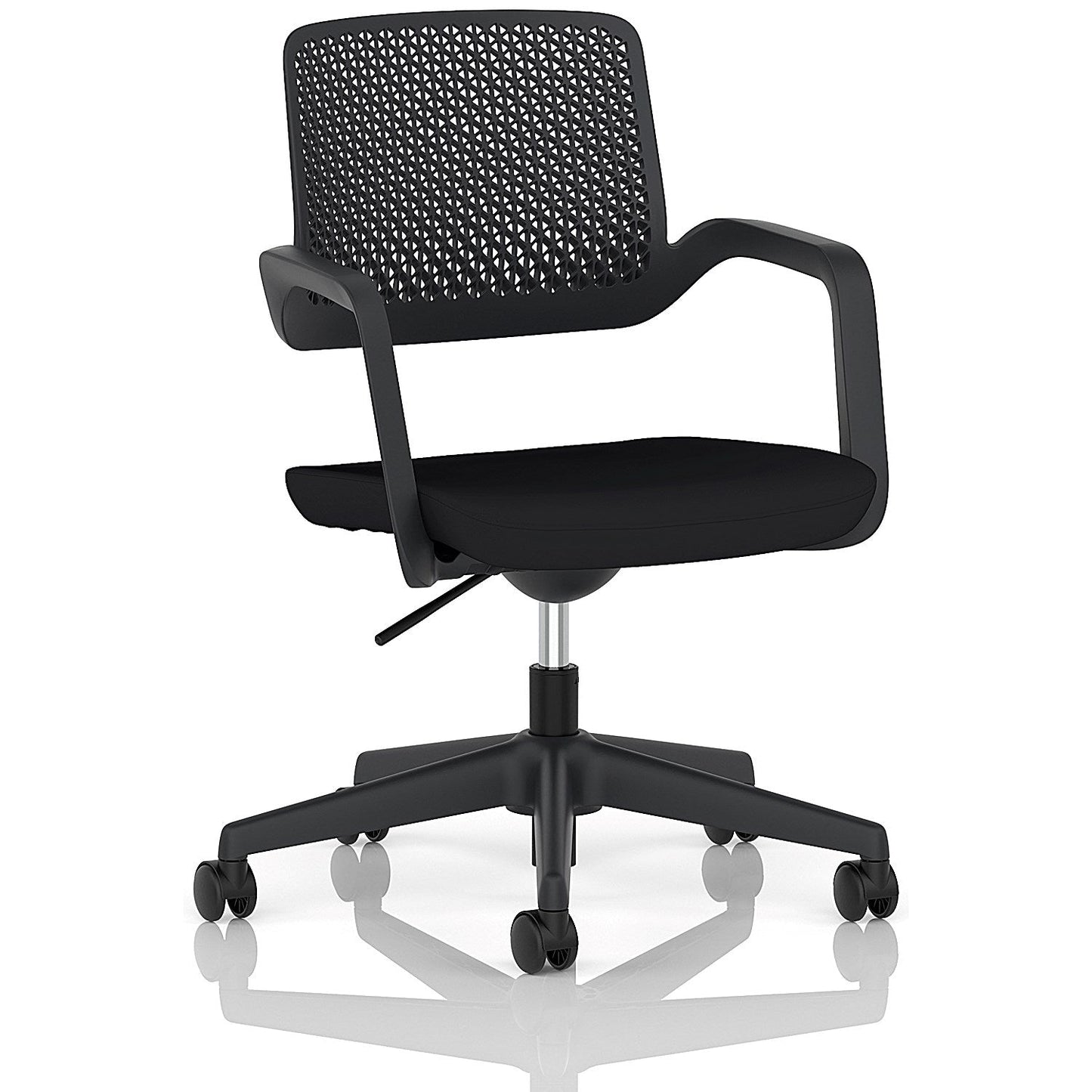 Cosmo Task Operator Chair Black Frame Black Seat