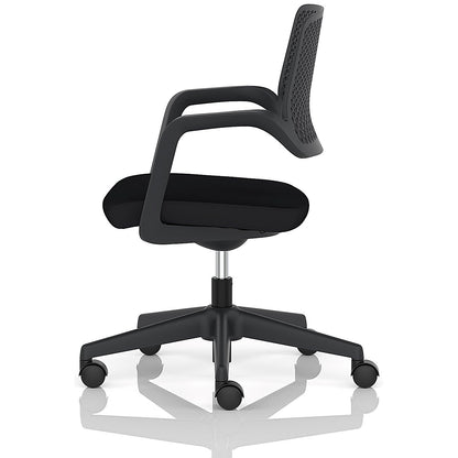 Cosmo Task Operator Chair Black Frame Black Seat